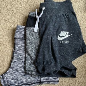Bundle of workout shorts various brands